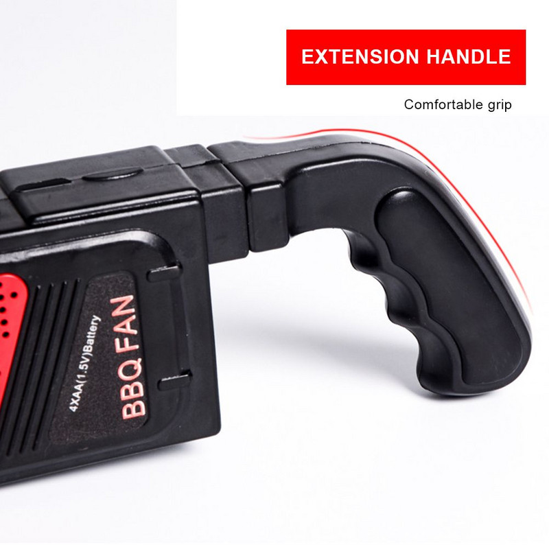 Jaudīgs āra dārza pusdienu pikniks BBQ ventilators gatavošanas plīts rīks gaisa pūtējs