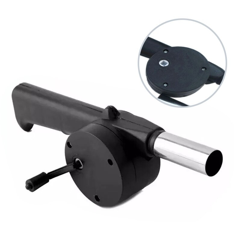 Āra bārbekjū ventilators Pārnēsājams ar roku darbināms gaisa pūtējs BBQ grils Uguns plēšas Instrumenti Piknika kempinga piederumi Grilēšanas piederumi