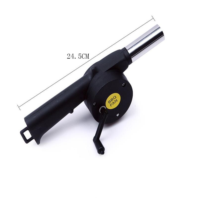 Āra bārbekjū ventilators Pārnēsājams ar roku darbināms gaisa pūtējs BBQ grils Uguns plēšas Instrumenti Piknika kempinga piederumi Grilēšanas piederumi