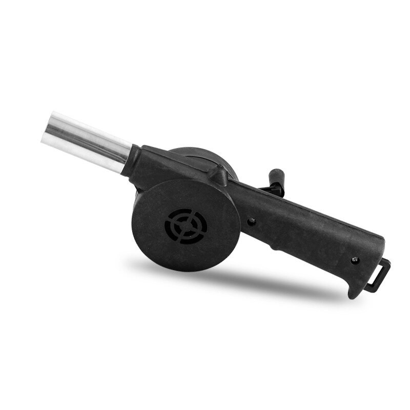 DEOUNY jauns āra bārbekjū rokas kloķa gaisa pūtējs portatīvais rokas BBQ grils uguns silfoni instrumenti piknika kempings grila piederumi