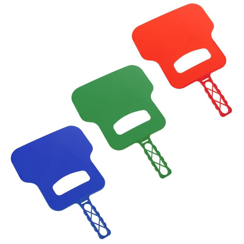 1 gab BBQ āra manuāla gatavošanas kloķa ventilatora ventilatora degšanas atbalsta rokas plastmasas bārbekjū grila grila piederumi nejaušas krāsas