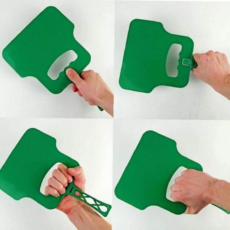 1 gab BBQ āra manuāla gatavošanas kloķa ventilatora ventilatora degšanas atbalsta rokas plastmasas bārbekjū grila grila piederumi nejaušas krāsas