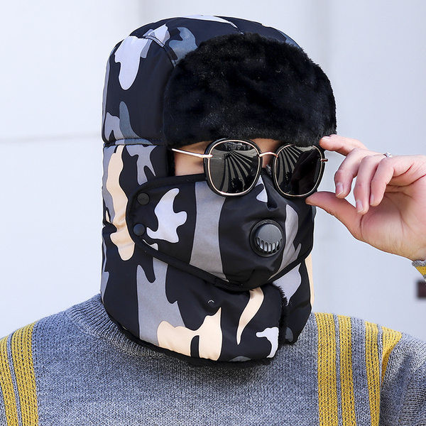 Vīriešu ziemas cepure - vēja necaurlaidīga