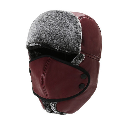 Vīriešu ziemas cepure ar siltu oderi, vairāki modeļi