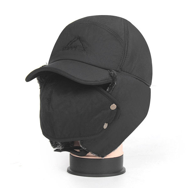 Ανδρικό καπέλο τύπου Ushanka με γείσο