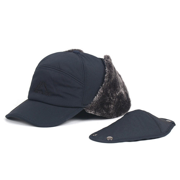 Ανδρικό καπέλο τύπου Ushanka με γείσο