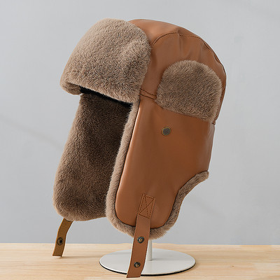 Ανδρικό χειμωνιάτικο καπέλο με φόδρα σε τέσσερα χρώματα