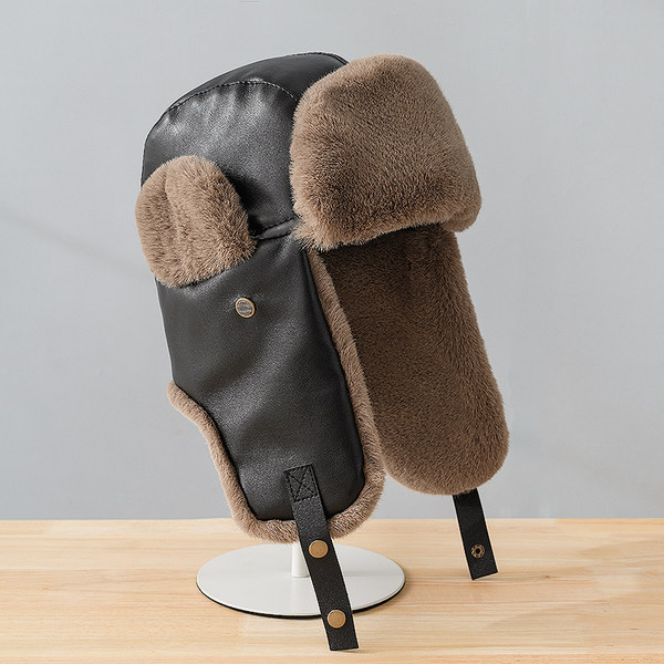 Ανδρικό χειμωνιάτικο καπέλο με φόδρα σε τέσσερα χρώματα