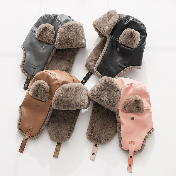 Ανδρικό χειμωνιάτικο καπέλο με φόδρα σε τέσσερα χρώματα