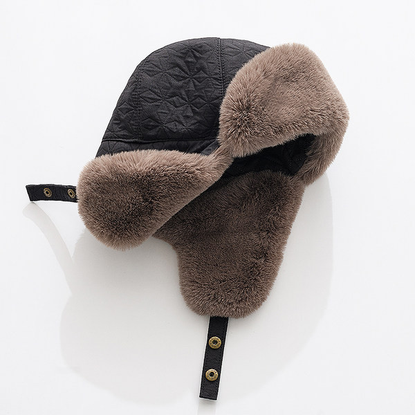 Ziemas vīriešu cepure ar figūrām