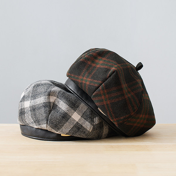 Vīriešu rūtainā cepure