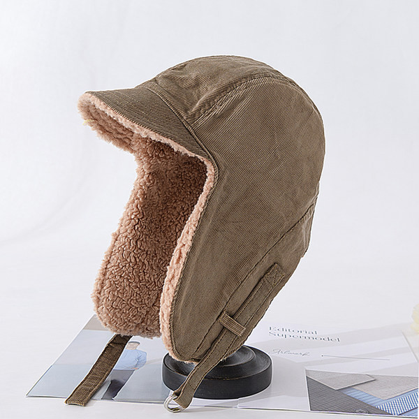 Férfi sapka plüss béléssel