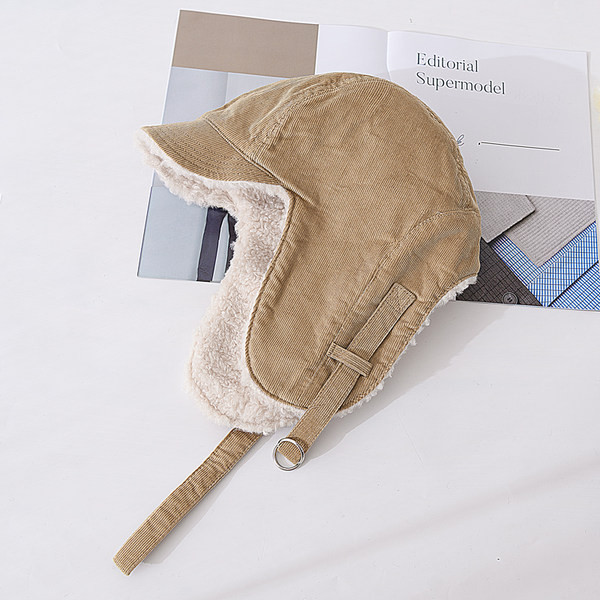 Férfi sapka plüss béléssel