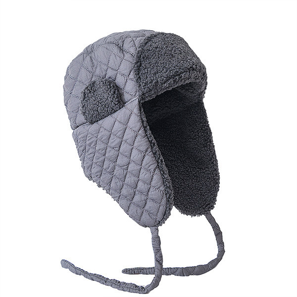 Νέο μοτίβο χειμωνιάτικο καπέλο με κορδόνια για άνδρες