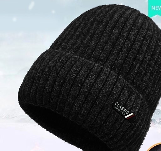 Ikdienas vīriešu cepure ar dūnu oderi