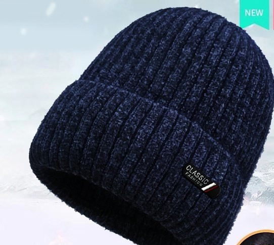 Ikdienas vīriešu cepure ar dūnu oderi