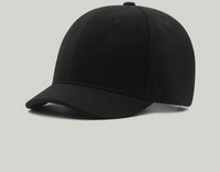 Vīriešu vienkrāsaina beisbola cepure ar pīķi