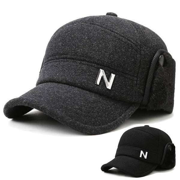 Ziemas vīriešu cepure ar vizieri ikdienas modelis