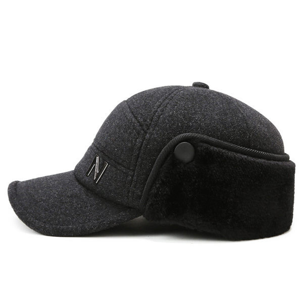 Ziemas vīriešu cepure ar vizieri ikdienas modelis