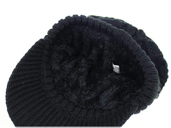 Χειμερινό ανδρικό καπέλο με κοντό γείσο