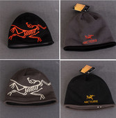 Ziemas cepure ar apdrukātu gadījuma rakstu