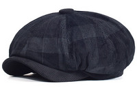 Vyriška beretė kepurė tinkanti rudeniui ir žiemai su skydeliu