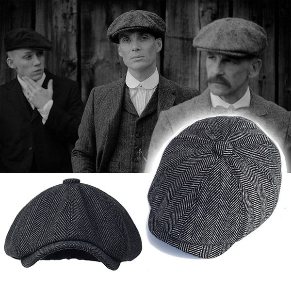 Moderna vīriešu beretes cepure ar vizieri