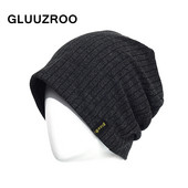 Vīriešu rudens cepure ar uzrakstu