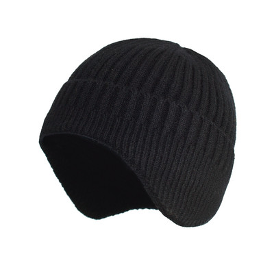 Vienkrāsaina vīriešu trikotāžas cepure