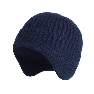 Vienkrāsaina vīriešu trikotāžas cepure