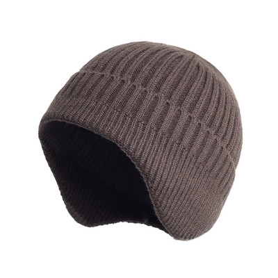 Vienkrāsaina vīriešu trikotāžas cepure