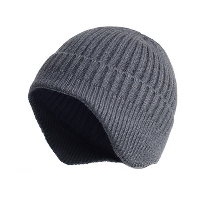 Vienkrāsaina vīriešu trikotāžas cepure