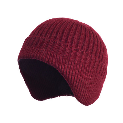 Vienkrāsaina vīriešu trikotāžas cepure