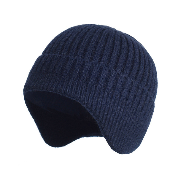 Vienkrāsaina vīriešu trikotāžas cepure