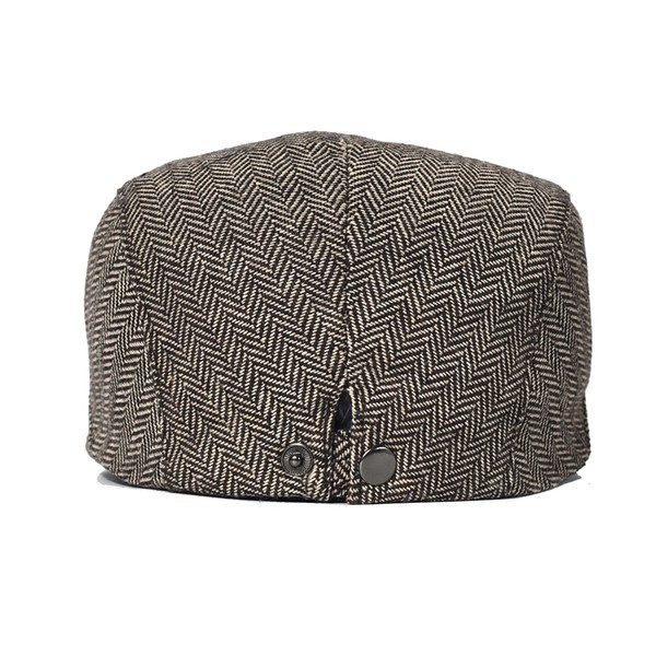 Kolmes värvitoonis meeste retromüts