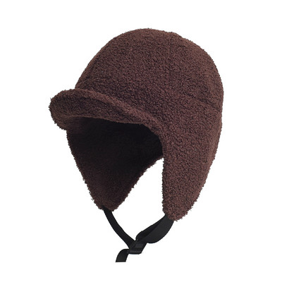 Férfi téli fülsapka műanyag rögzítéssel