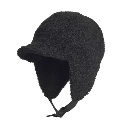 Férfi téli fülsapka műanyag rögzítéssel