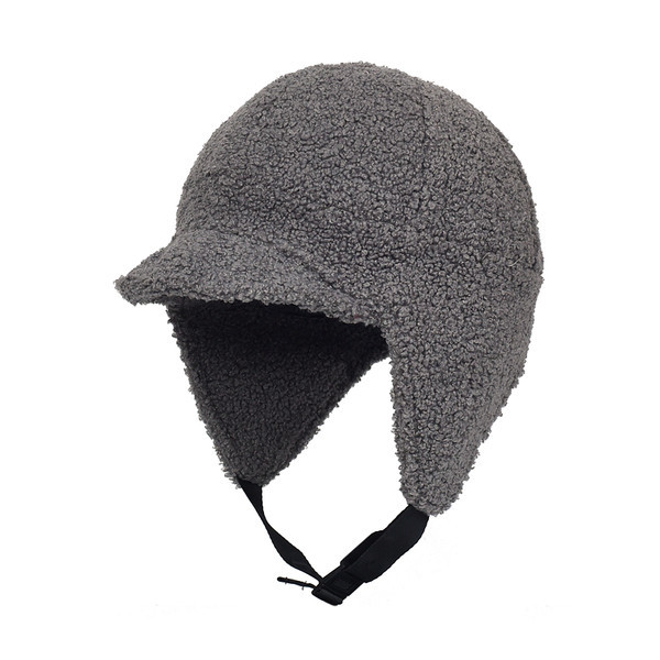 Férfi téli fülsapka műanyag rögzítéssel