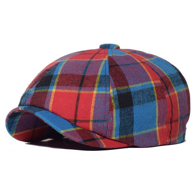 Rūtainas vīriešu cepures retro raksts