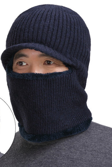 Vyriška žieminė kepurė su skarele