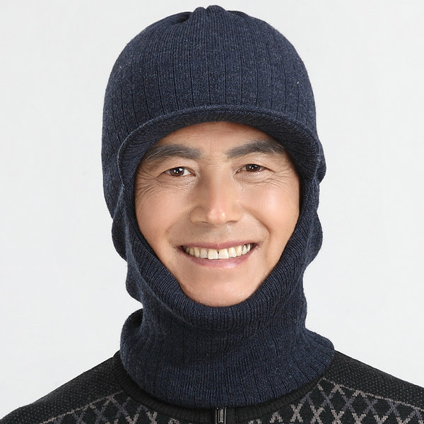 Vyriška žieminė kepurė su skarele