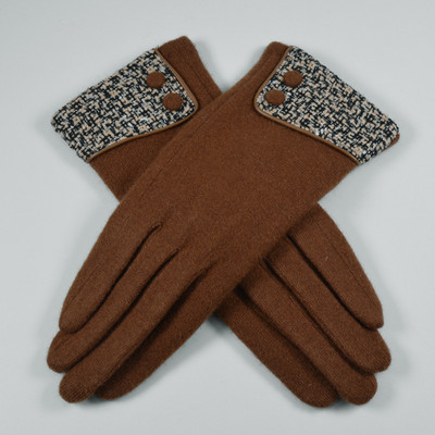 Sieviešu ziemas cimdi ar apdruku