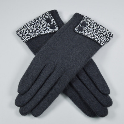 Sieviešu ziemas cimdi ar apdruku