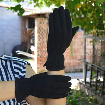 Изчистени мъжки ръкавици в тъмни цветове
