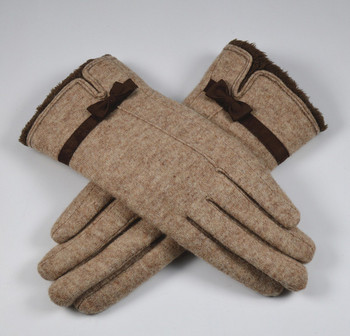 Дамски ръкавици с панделки