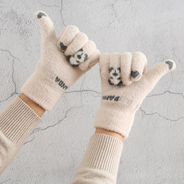 Sieviešu ikdienas cimdi ar apdruku