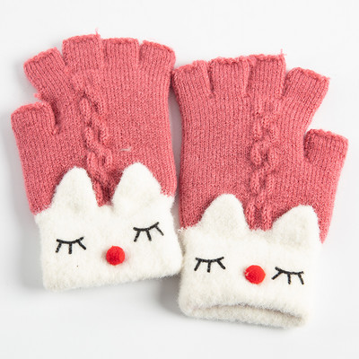 Ženske rukavice bez prstiju s printom