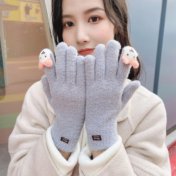 Зимни дамски ръкавици с анимация