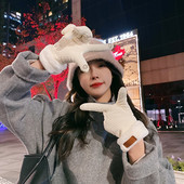 Ziemas cimdi ar dūnām - vairākas krāsas