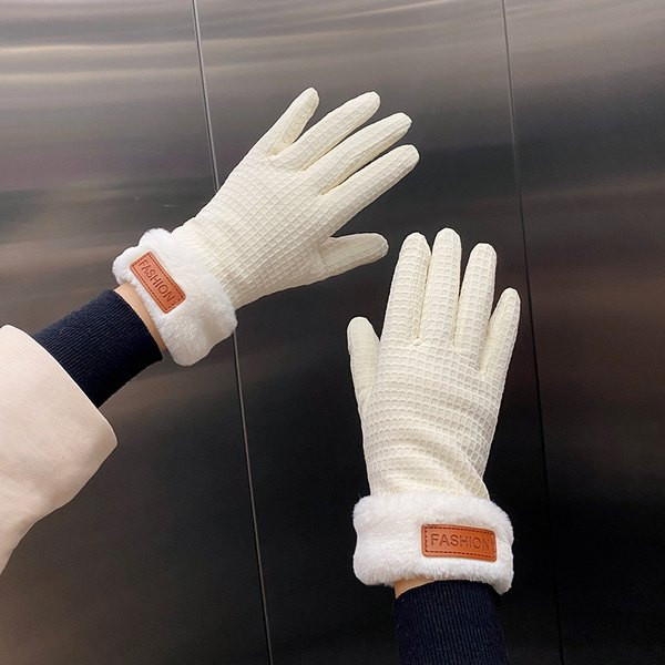 Ziemas cimdi ar dūnām - vairākas krāsas